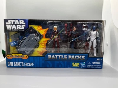 Star Wars Clone Wars Battle Packs Cad Bane's Escape Ahsoka Figura Set 2011  Foto 1 de 4