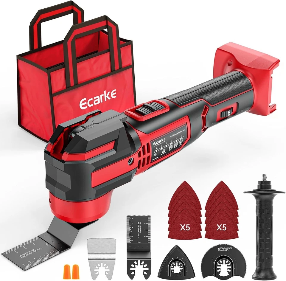 Ecarke Brushless Oscillating Multi-Tool – Compatible with Milwaukee 18V Batterie - Image 1 of 3