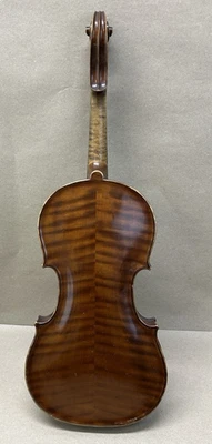 Old 4/4 Violin Faux  Flame Back - Image 1 of 4