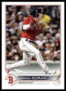 Jarren Duran *TARJETA DE NOVATO* (RC) 2022 Topps #187 - Imagen 1 de 2