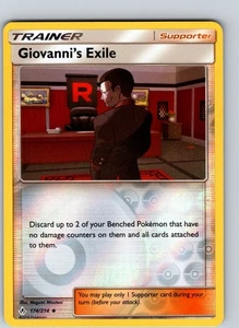 Giovanni's Exile 174/214 2019 SM Unbroken Bonds Reverse Holo Uncommon - Picture 1 of 3