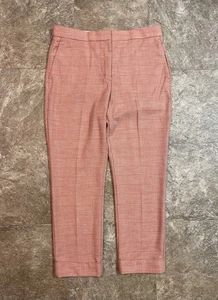 Neu mit Etikett Ann Taylor karierte formelle Damenhose Größe 12 orange Karriere Arbeit Anzughose - Bild 1 von 4