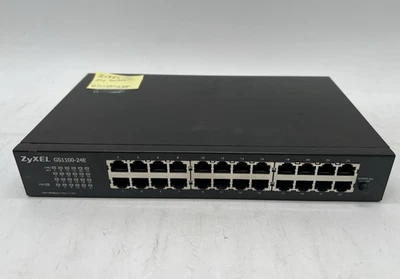 ZyXEL (GS1100-24E) 24-Ports Ethernet Switch-No Power Cord - Image 1 of 4