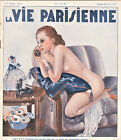 La Vie Parisienne Magazine Cover: Telephones, 18 January 1936