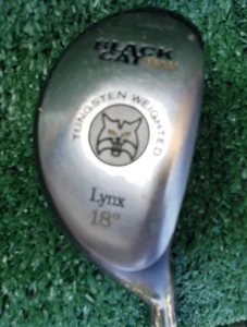 Lynx Black Cat TFW R Flex HP75 lynx Grip, graphite shaft Maraging 42 in 18° lof - Picture 1 of 7