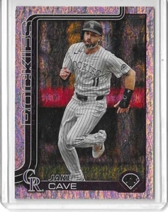 Jake Cave #256 Sand Glitter Foil 2025 Topps Series 1 - Picture 1 of 2