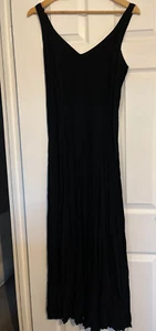 WAREHOUSE SCHWARZES LANGES MAXIKLEID GRÖSSE 12 - Bild 1 von 3