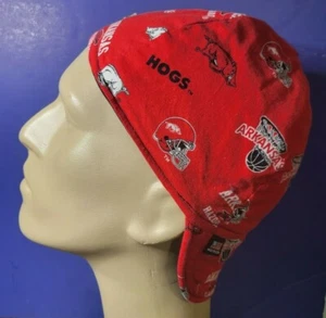 Arkansas Razor Backs Custom Made Construction, Welder, Pipe-fitter, Biker Hat - Picture 1 of 3
