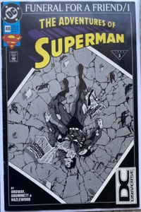 Adventures Of Superman #498 (1993) DC Universe DCU Logo Variant RARE Scarce HTF - Picture 1 of 10
