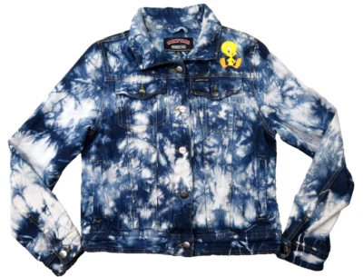 Участники только Looney Tunes кислоты стирка джинсовая куртка Tweety птица женщин размер M - Изображение 1 из 4