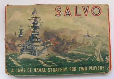 Salvo  A game of Naval Strategy for Two Players  c.1950s - 60s - Image 1 of 4