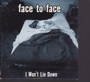 I Won't Lie Down by Face To Face [Sleeve](PROMO CD, 1996) - Picture 1 of 2