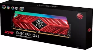 XPG SPECTRIX D41 8GB 1x 8GB DDR4 3200MHz Memory Module - AX4U32008G16AST4 - 4... - Picture 1 of 5