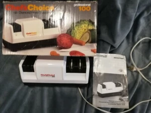 Chefs Choice Diamond Hone Knife Sharpener Model 100 ,box , instructions. - Picture 1 of 1