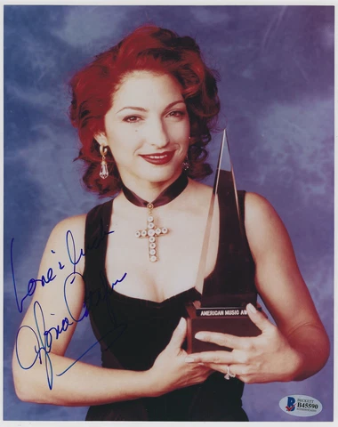 Gloria Estefan Signed Autographed 8x10 Photo w/Beckett COA Miami Sound Machine Cover