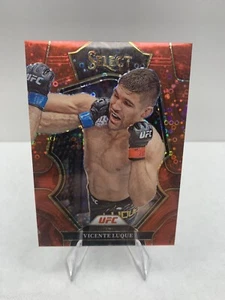 2023 Panini Select UFC Vincente Luque Premier Level Red Disco Prizm /99 #123 - Picture 1 of 2