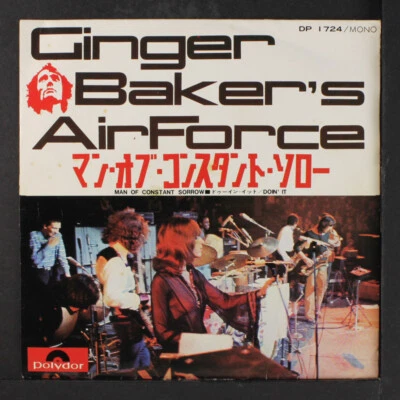 GINGER BAKER'S AIR FORCE: man of constant sorrow / doin' it Polydor 7" Single Foto 1 de 4