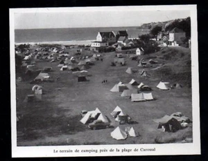 1958 -- LE TERRAIN DE CAMPING PRES DE LA PLAGE DE CAROUAL 3M994 - Foto 1 di 1