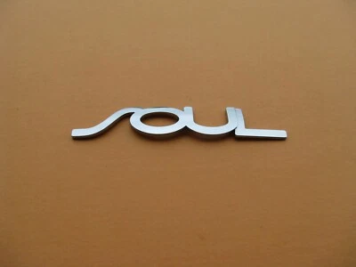 14 15 16 17 18 19 20 21 22 23 KIA SOUL PORTÃO TRASEIRO EMBLEMA CROMADO LOGOTIPO EMBLEMA A44823 - Imagem 1 de 4