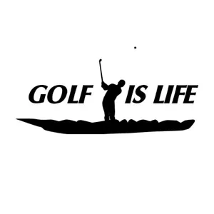 GOLF IS LIFE Vinyl Decal Sticker for Car Truck Camper JDM Custom - Picture 1 of 11