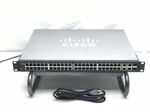 Cisco SG300-52P-K9 SG300-52P 52 Port Gigabit PoE Switch W/ Power Supply - Picture 1 of 5