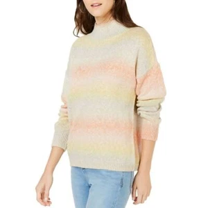 INC NEW Women's Lily Orange Ombre Mock Neck Sweater Top XL TEDO - Picture 1 of 2