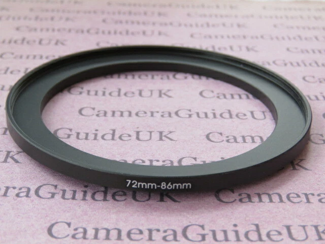 72mm to 86mm Male-Female Stepping Step Up Filter Ring Adapter - Image 1 of 2