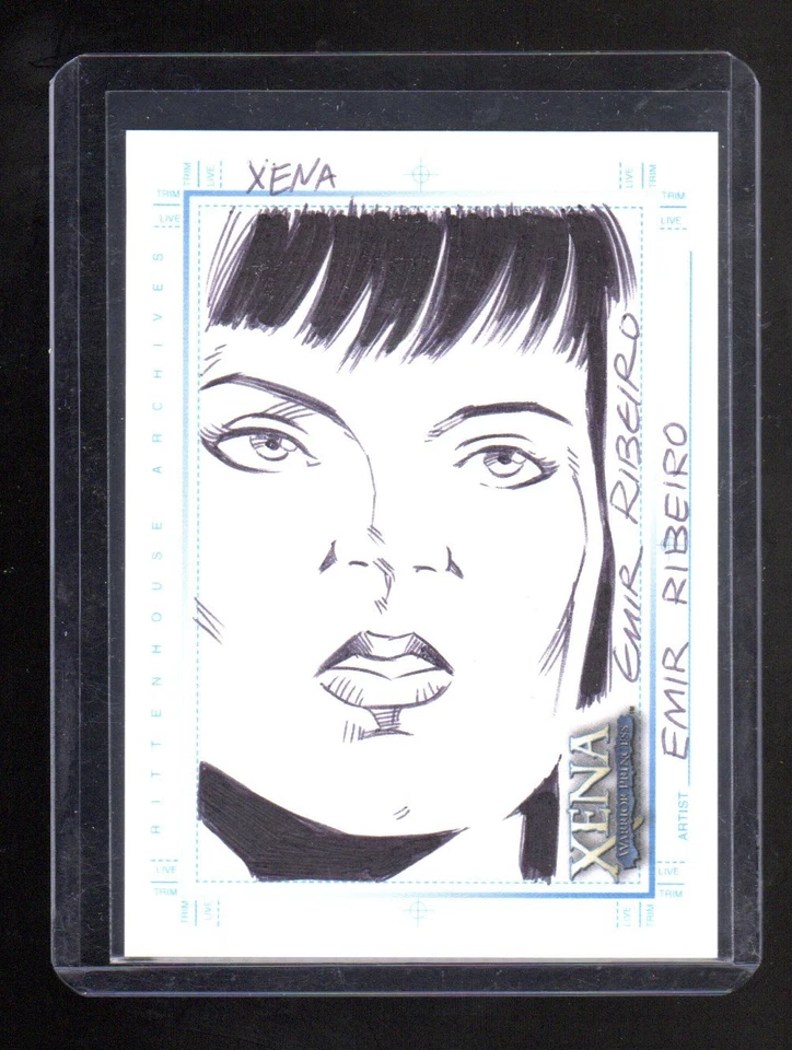 Xena Emir Ribeiro sketch card #2 - Image 1 of 1