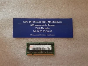 Barrette Mémoire HYMP125S64CP8-S6 AB-C HYNIX 2GB 2Rx8-6400S-666-12 - Picture 1 of 2
