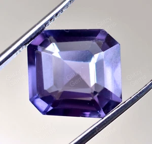 Natural Gray-Purple Musgravite 7.00 Ct Emerald Certified Tanzania Loose Gemstone - Picture 1 of 7