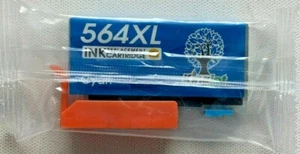 KingJet 564XL Cyan Replacement Ink Cartridge For HP 564XL Factory Sealed New - Picture 1 of 4