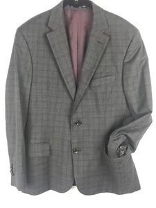 Aktueller Hugo Boss Herren Grau Kariert Wolle Sport Blazer Sakko Gr: 38 S - Bild 1 von 9