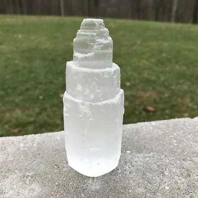 4" Selenite Skyscraper / Selenite Towers - (5) TOWERS