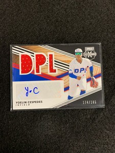 2020 Elite Extra Edition DPL Jersey Auto 174/185 Yoelin Cespedes 🔥⚾️