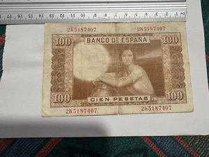 Billete 100 pesetas 4-1953 - Imagen 1 de 4