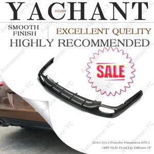 STOCK CARBON Auto gmt-style Rear Diffuser Lip For 10-13 Porsche Panamera 970.1 - Picture 1 of 12