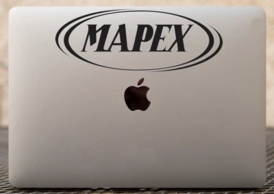 Mapex Drums Logo Decal- Music Sticker- Band Decal- Vinyl Decal- Drummer Decal