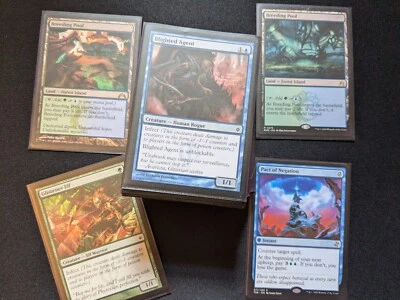 MTG Modern Deck -  Rares - Infect - Blighted Agent + Glistener Elf + Sideboard - Image 1 of 4