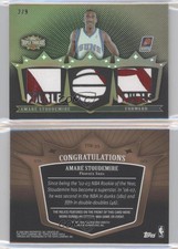 2007-08 Topps Triple Threads Relic Sepia /9 Amare Stoudemire Amar'e #TTR-35