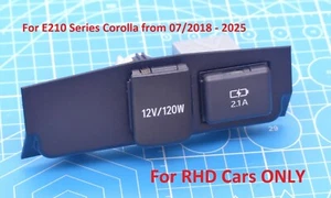 Toyota Corolla E210 Series Console USB Port Power Outlet OEM Genuine 85532-12010 - Picture 1 of 4