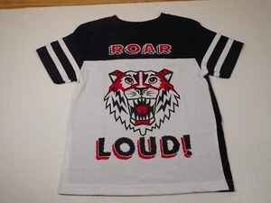 Toddler Boys Graphic Sports T-Shirts Short Sleeve Roar Loud Tops 3T, 4T, 5T - Picture 1 of 3