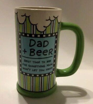 Taza Laurie Veasey NUESTRO NOMBRE ES BARRO Papá+Cerveza Foto 1 de 4