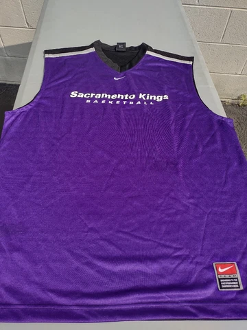 NEW NIKE SACRAMENTO KINGS SLEEVELESS SHOOTING SHIRT SZ XXL NBA Jordan Cover
