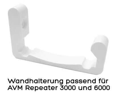 Wandhalterung passend für AVM FRITZ Repeater 3000 und 6000 - nur eine notwendig