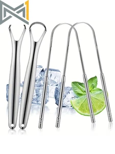 4Pcstongue Scraper, Hygienic Seal-Pack, Professional Eliminate Bad Breath, Stain - Bild 1 von 8