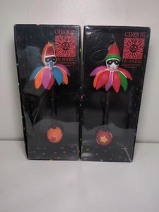 2er Set Las Vegas Cirque du Soleil Dept 56 Jester Sammlerstück Ornament 10 Zoll - Bild 1 von 5