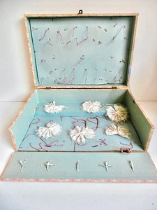 BEAU COFFRET ANCIEN DE DINETTE À COMPLÉTER - ÉTIQUETTE ART NOUVEAU - ÉPOQUE 1900 - Imagen 1 de 16