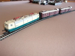 MOTOR MULTISISTEMA SAAR MARKLIN DB 43693 DE COLECCIÓN + 2 VAGONES DE EQUIPAJE Schlefwagen - Imagen 1 de 4