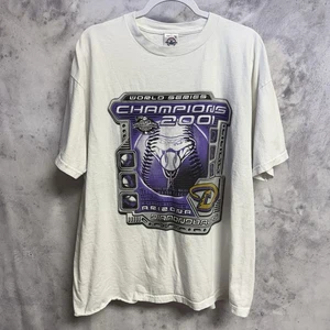 Vintage Arizona Diamondbacks 2001 Champions T-Shirt Herren XL 24x28 weiß MLB - Bild 1 von 10