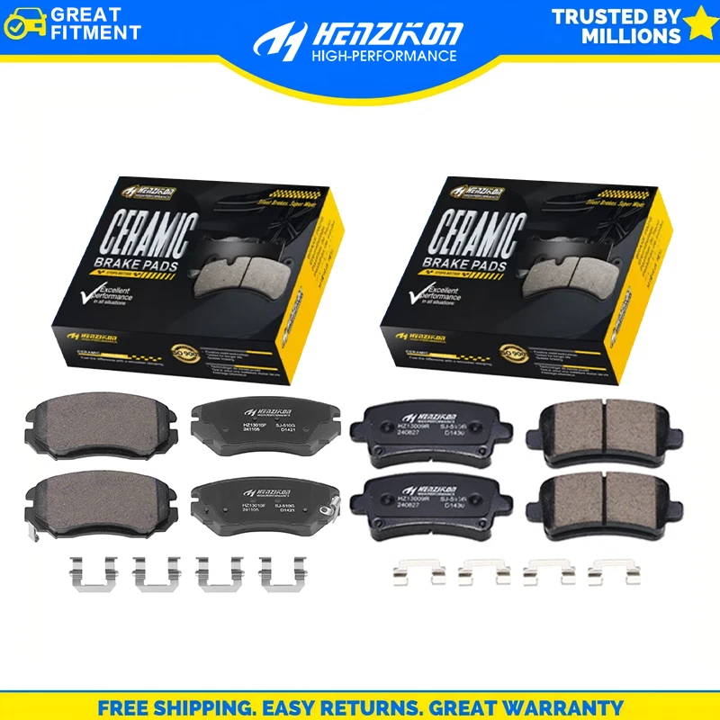 For 2010-2020 Chevy Impala Malibu Buick LaCrosse Regal 9-5 Front Rear  Brake Pad - Image 1 of 4